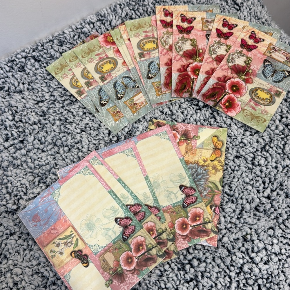 Stationary Set (new & sealed) and Note Card set (with 13 cards & envelopes) - Picture 10 of 14